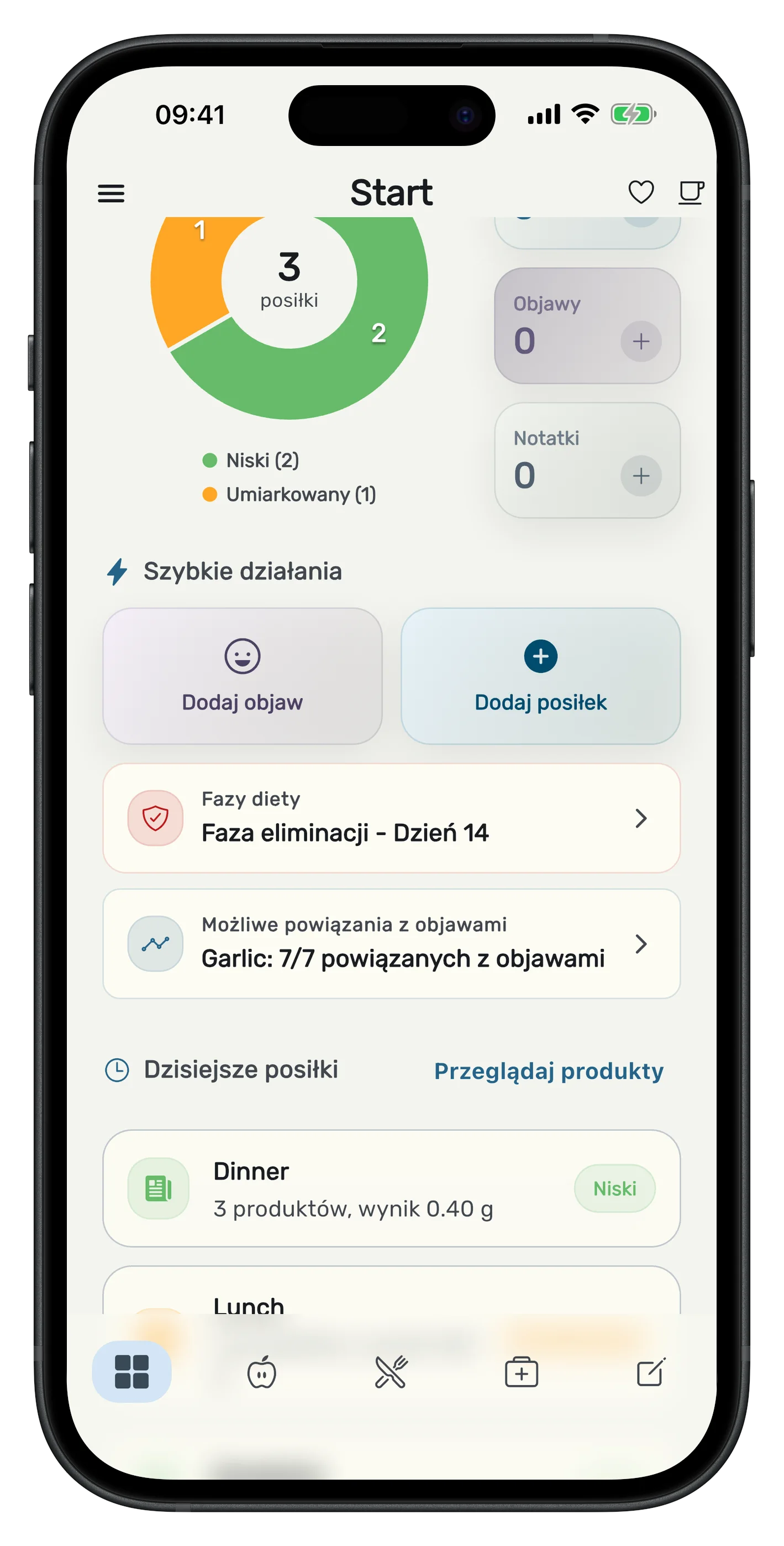 Budowanie posiłku w Bloat Gone